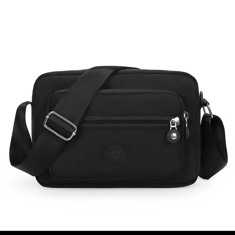Women Black Crossbody Shoulder Bag - Lightweight Everyday Carry